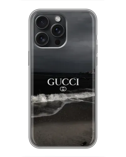 Чехол для iPhone 16 Pro Max с картинкой «Gucci — морской прибой» Чехол для iPhone 16 Pro Max с картинкой «Gucci — морской прибой»