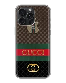 Чохол для iPhone 16 Pro Max з картинкою «Gucci — брендований десерт»