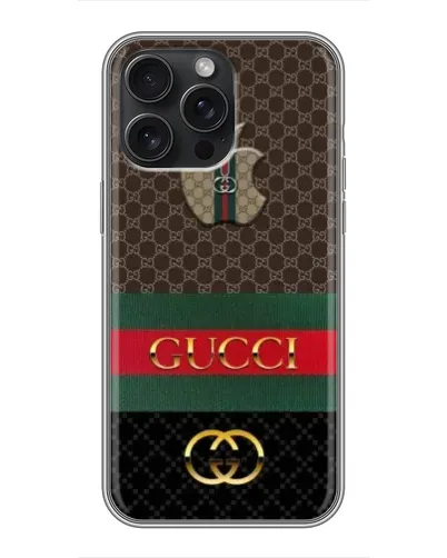 Чехол для iPhone 16 Pro Max с картинкой «Gucci — брендированный десерт» Чехол для iPhone 16 Pro Max с картинкой «Gucci — брендированный десерт»