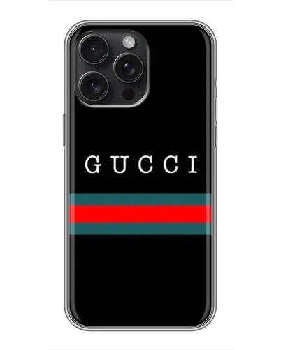 Чехол для iPhone 16 Pro Max с картинкой «Gucci — красный пояс» Чехол для iPhone 16 Pro Max с картинкой «Gucci — красный пояс»