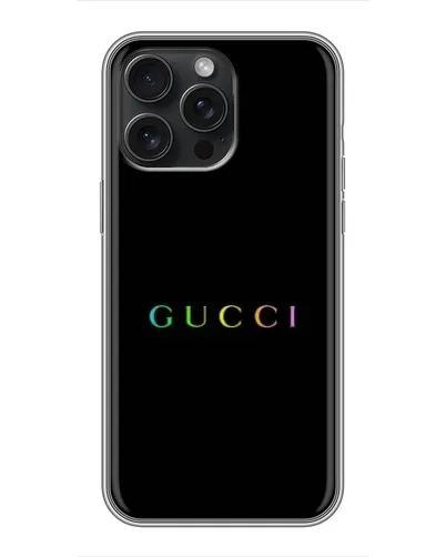 Чехол для iPhone 16 Pro Max с картинкой «Gucci — неоновый минимализм» Чехол для iPhone 16 Pro Max с картинкой «Gucci — неоновый минимализм»