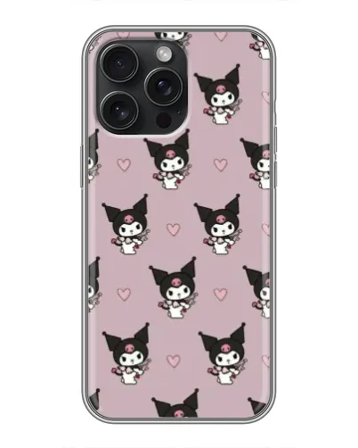 Чехол для iPhone 16 Pro Max с картинкой «Kuromi — ночной сон»