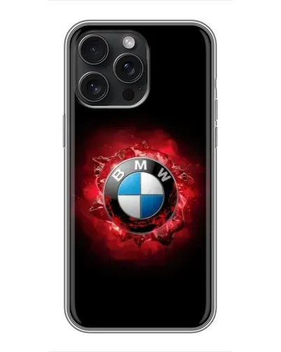 Чехол для iPhone 16 Pro Max с картинкой «Логотип BMW — вспышка» Чехол для iPhone 16 Pro Max с картинкой «Логотип BMW — вспышка»
