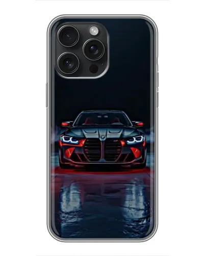 Чехол для iPhone 16 Pro Max с картинкой «BMW на мокрой дороге» Чехол для iPhone 16 Pro Max с картинкой «BMW на мокрой дороге»