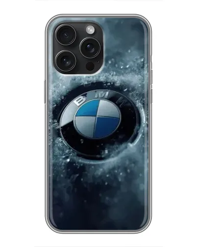 Чехол для iPhone 16 Pro Max с картинкой «Логотип BMW — лед» Чехол для iPhone 16 Pro Max с картинкой «Логотип BMW — лед»