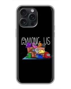 Чехол для iPhone 16 Pro Max с картинкой «Логотип Among Us» Чехол для iPhone 16 Pro Max с картинкой «Логотип Among Us»