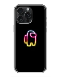Чехол для iPhone 16 Pro Max с картинкой «Among Us градиент»