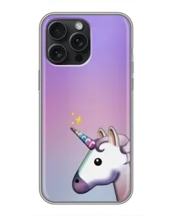 Чехол для iPhone 16 Pro Max с картинкой «Единорог градиент»