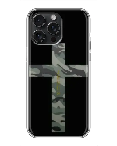 Чохол для iPhone 16 Pro Max з картинкою «Мілітарі Хрест» Чохол для iPhone 16 Pro Max з картинкою «Мілітарі Хрест»