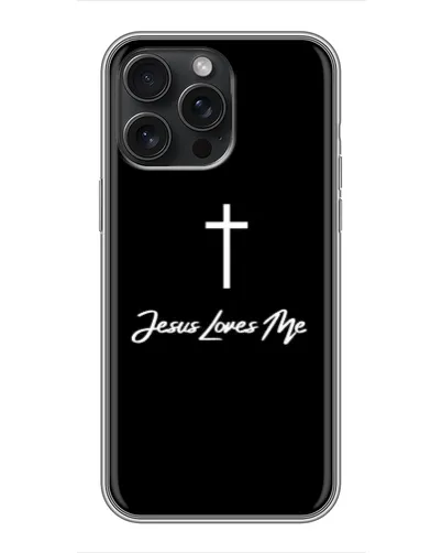 Чохол для iPhone 16 Pro Max з картинкою «Ісус любить тебе» Чохол для iPhone 16 Pro Max з картинкою «Ісус любить тебе»