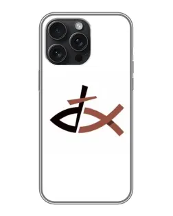 Чохол для iPhone 16 Pro Max з картинкою «Риба та хрест»