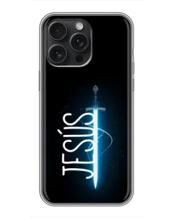 Чохол для iPhone 16 Pro Max з картинкою «Меч Духа Jesus»