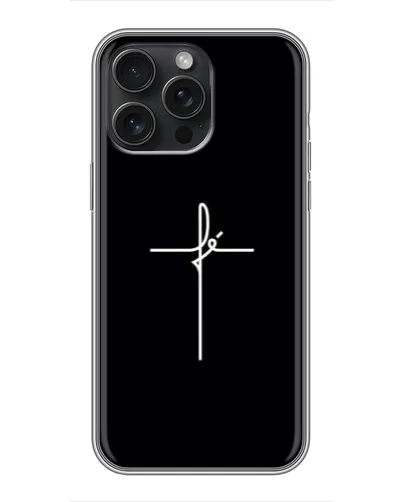Чехол для iPhone 16 Pro Max с картинкой «Тонкий крест» Чехол для iPhone 16 Pro Max с картинкой «Тонкий крест»