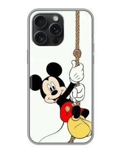 Чехол для iPhone 16 Pro Max с картинкой «Mickey на канате» Чехол для iPhone 16 Pro Max с картинкой «Mickey на канате»