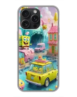 Чехол для iPhone 16 Pro Max с картинкой «Монстр-трак приключения»