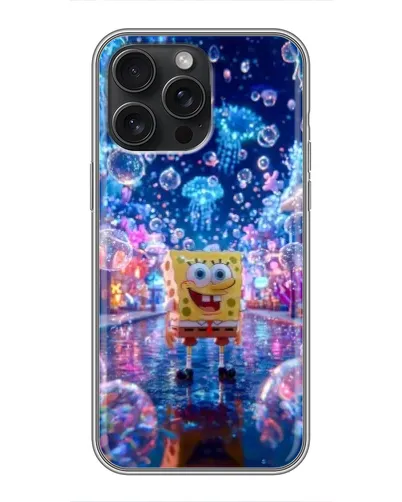 Чехол для iPhone 16 Pro Max с картинкой «Неоновый океан»