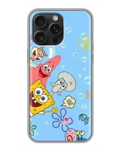 Чехол для iPhone 16 Pro Max с картинкой «Веселые пузырьки»