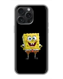 Чехол для iPhone 16 Pro Max с картинкой «Классический Губка Боб» Чехол для iPhone 16 Pro Max с картинкой «Классический Губка Боб»