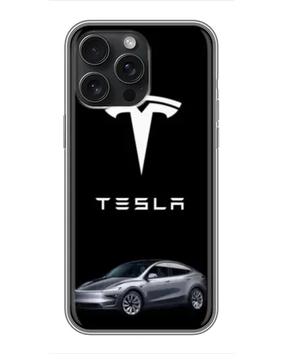 Чехол для iPhone 16 Pro Max с картинкой «Tesla Model Y»