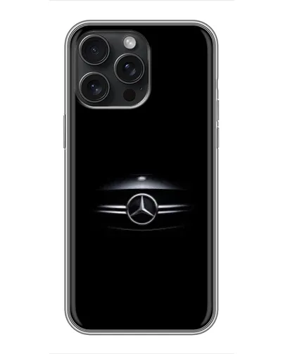 Чехол для iPhone 16 Pro Max с картинкой «Mercedes — абстрактные линии»