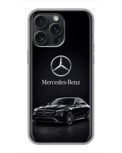 Чехол для iPhone 16 Pro Max с картинкой «Mercedes — решетка радиатора»