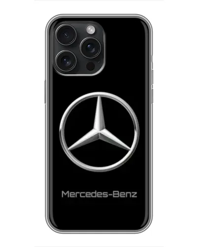 Чехол для iPhone 16 Pro Max с картинкой «Mercedes Silver Logo»