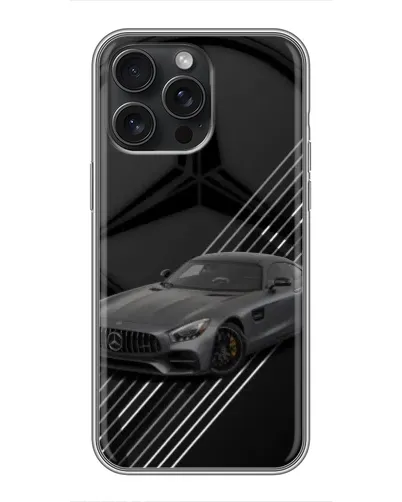 Чехол для iPhone 16 Pro Max с картинкой «Mercedes AMG — графика»