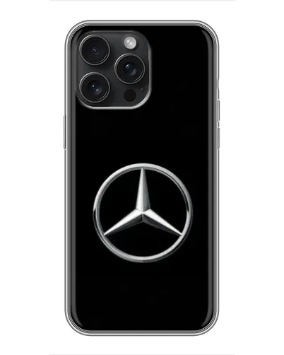 Чехол для iPhone 16 Pro Max с картинкой «Mercedes классический лого»