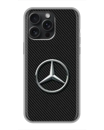 Чехол для iPhone 16 Pro Max с картинкой «Карбоновый Mercedes стиль» Чехол для iPhone 16 Pro Max с картинкой «Карбоновый Mercedes стиль»