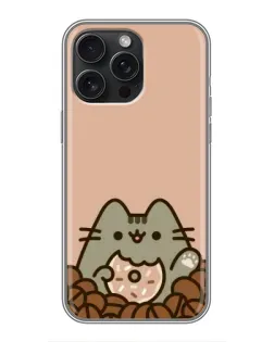 Чехол для iPhone 16 Pro Max с картинкой «Кофейный Пушин» Чехол для iPhone 16 Pro Max с картинкой «Кофейный Пушин»