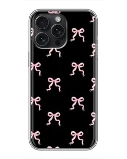 Чехол для iPhone 16 Pro Max с картинкой «Бант-цветок»