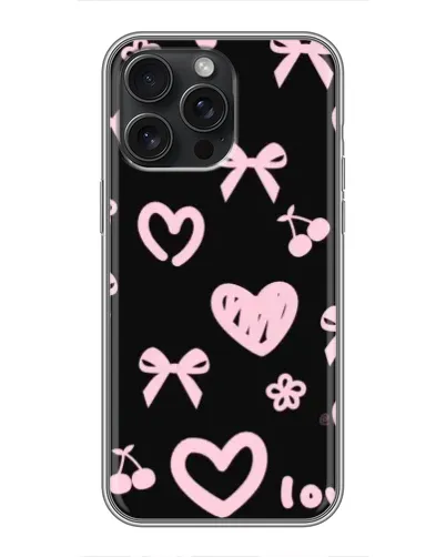 Чехол для iPhone 16 Pro Max с картинкой «Сатиновый бант»