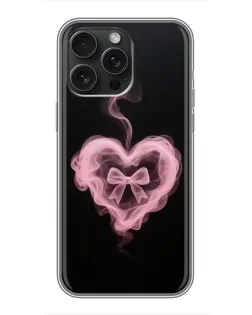 Чехол для iPhone 16 Pro Max с картинкой «Дымчатое сердце»