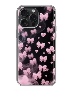 Чехол для iPhone 16 Pro Max с картинкой «Неоновое кружево»