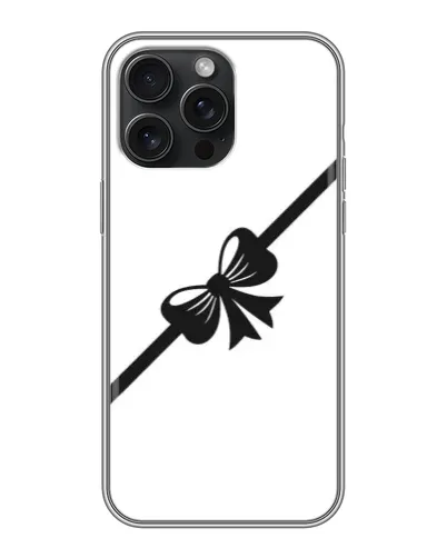 Чехол для iPhone 16 Pro Max с картинкой «Диагональный бант»