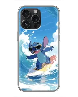 Чохол для iPhone 16 Pro Max з картинкою «Стіч на хвилі»