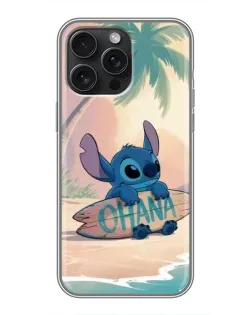 Чохол для iPhone 16 Pro Max з картинкою «Стіч на серфі»