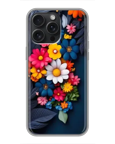 Чехол для iPhone 16 Pro Max с картинкой «Цветочная феерия» Чехол для iPhone 16 Pro Max с картинкой «Цветочная феерия»