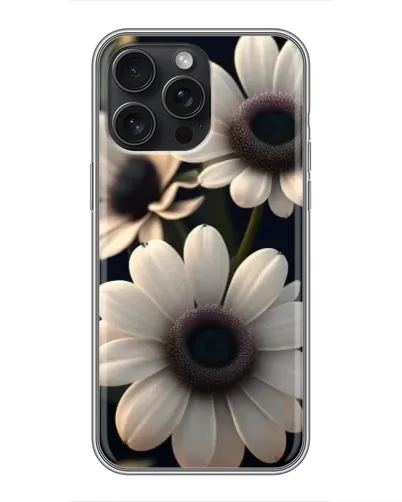 Чехол для iPhone 16 Pro Max с картинкой «Белые маргаритки макро» Чехол для iPhone 16 Pro Max с картинкой «Белые маргаритки макро»