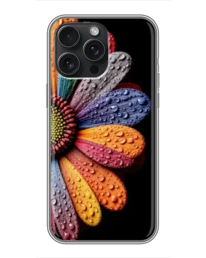 Чехол для iPhone 16 Pro Max с картинкой «Радужный цветок» Чехол для iPhone 16 Pro Max с картинкой «Радужный цветок»