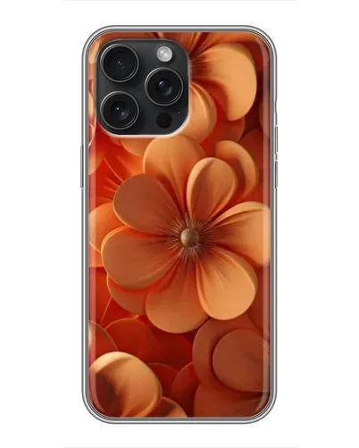 Чехол для iPhone 16 Pro Max с картинкой «Оранжевый макро цветок» Чехол для iPhone 16 Pro Max с картинкой «Оранжевый макро цветок»