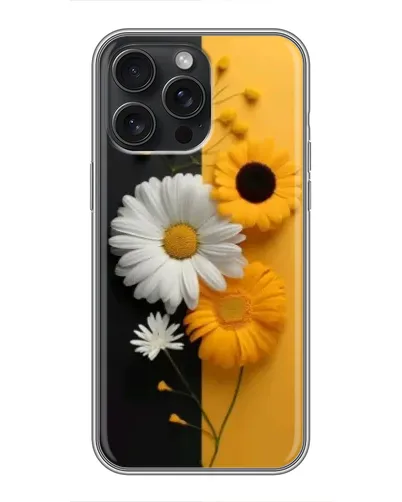 Чехол для iPhone 16 Pro Max с картинкой «Подсолнух и ромашка» Чехол для iPhone 16 Pro Max с картинкой «Подсолнух и ромашка»