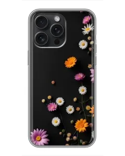 Чехол для iPhone 16 Pro Max с картинкой «Цветочная композиция»