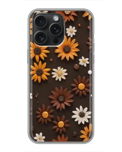 Чехол для iPhone 16 Pro Max с картинкой «Узор из маленьких подсолнухов» Чехол для iPhone 16 Pro Max с картинкой «Узор из маленьких подсолнухов»