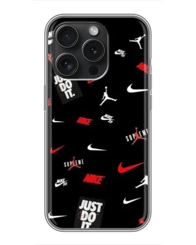 Чохол для iPhone 16 Pro з картинкою «Nike Mix Pattern» Чохол для iPhone 16 Pro з картинкою «Nike Mix Pattern»