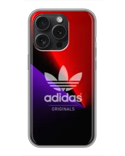 Чохол для iPhone 16 Pro з картинкою «Adidas Red Neon» Чохол для iPhone 16 Pro з картинкою «Adidas Red Neon»