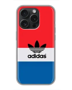 Чохол для iPhone 16 Pro з картинкою «Ретро блоки Adidas» Чохол для iPhone 16 Pro з картинкою «Ретро блоки Adidas»