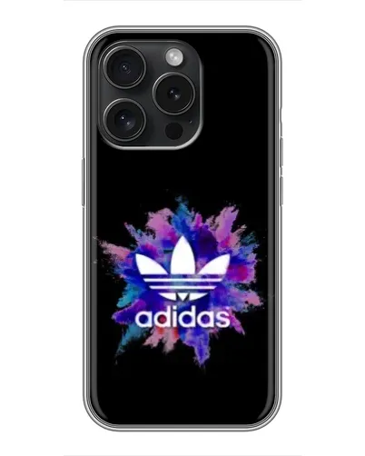 Чохол для iPhone 16 Pro з картинкою «Вибух фарб Adidas»