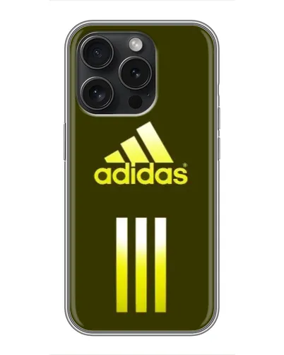 Чохол для iPhone 16 Pro з картинкою «Оливковий градієнт Adidas»