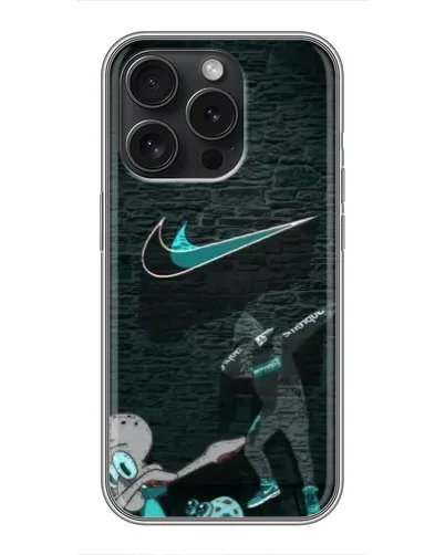 Чехол для iPhone 16 Pro с картинкой «Спортивный арт Nike» Чехол для iPhone 16 Pro с картинкой «Спортивный арт Nike»